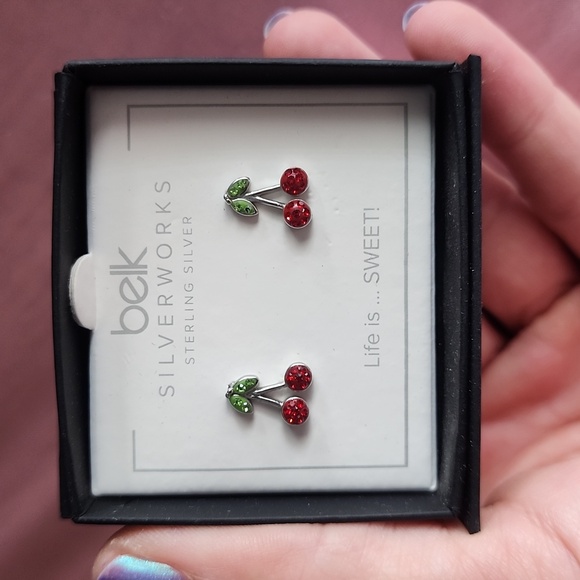 Cherry Sparkle Earrings - Picture 1 of 2